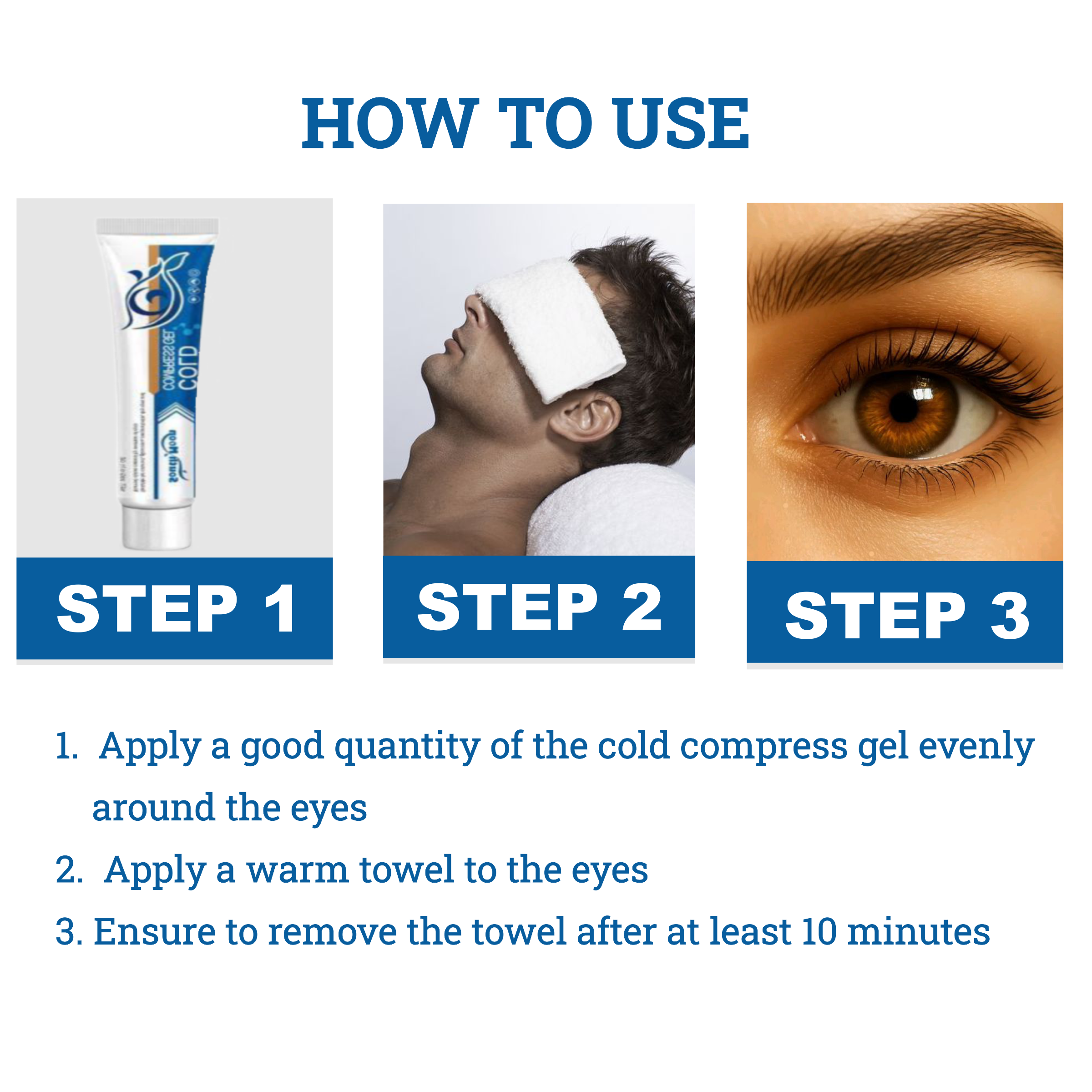 how to use cold compress gel